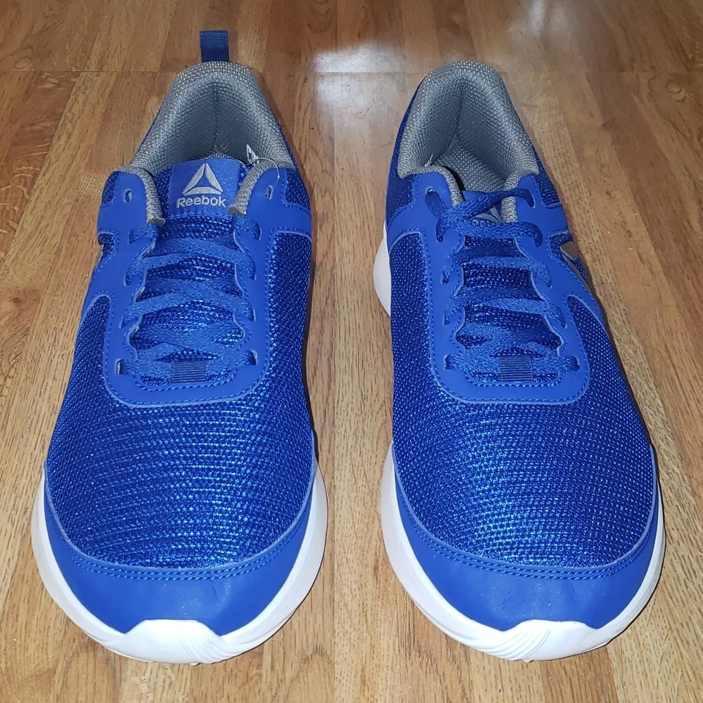 Reebok Quick Motion Running Shoe Cobalt Blue Gray White 9 nwob - Picture 5 of 12